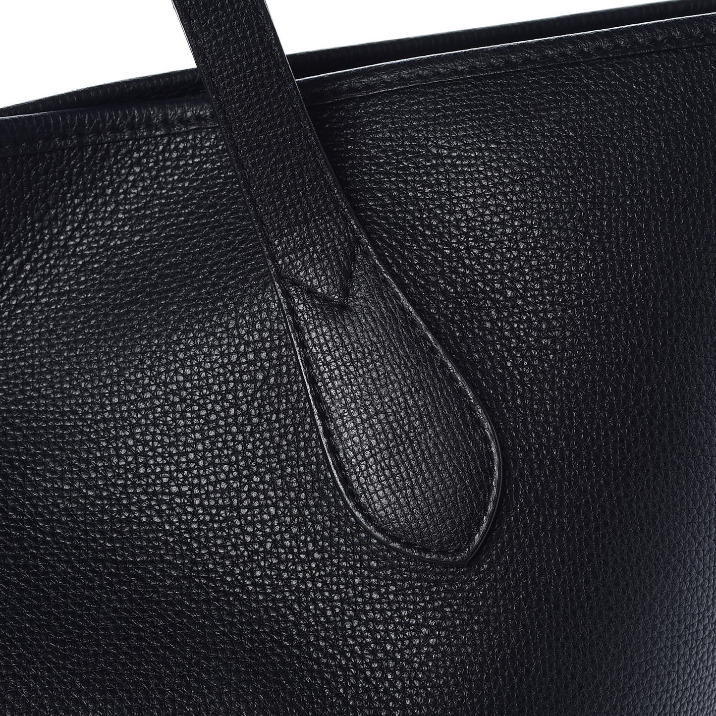 Grainy Calfskin Medium Honeybrook Tote Black