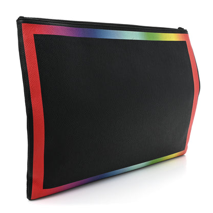 Louis Vuitton Taiga Rainbow Pochette A4 Black 3 of 9