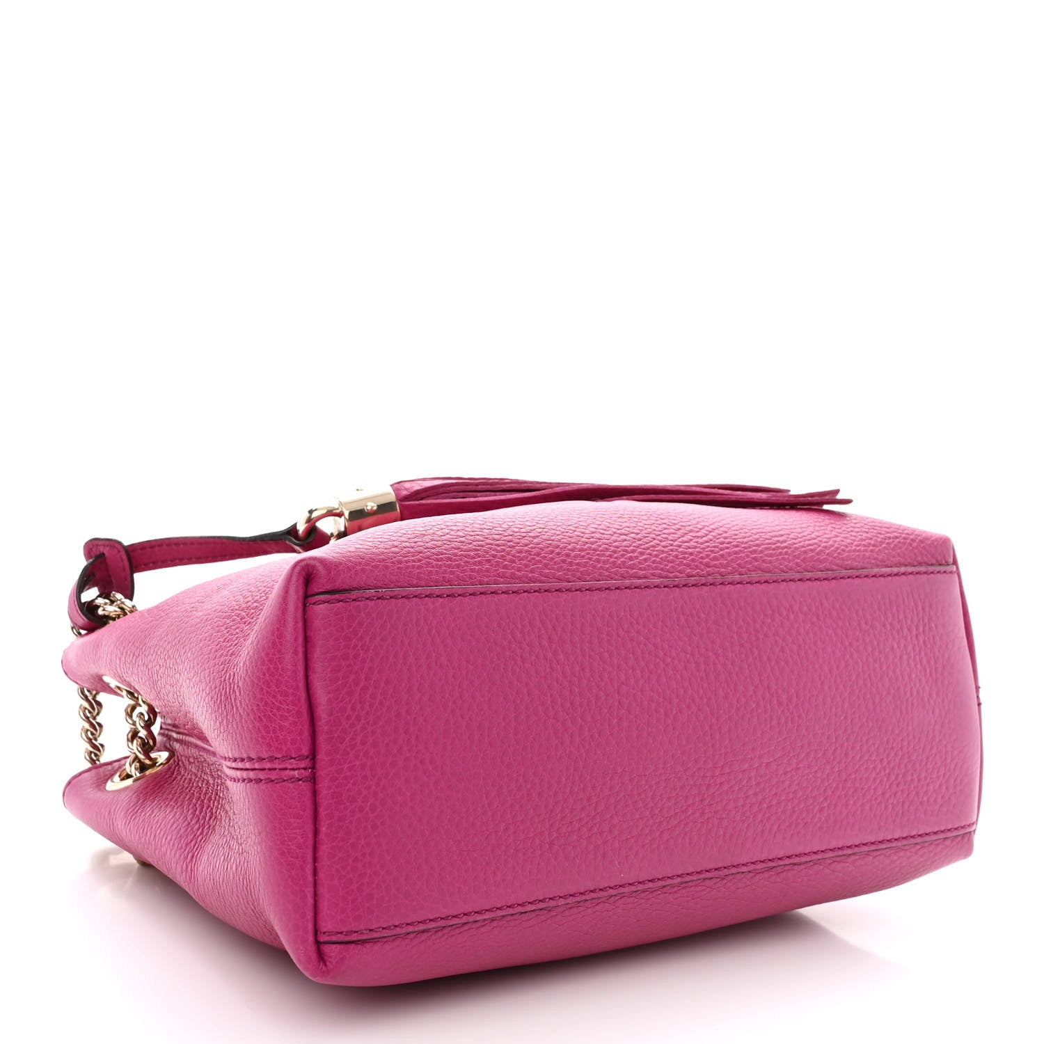 Gucci Cellarius Calfskin Small Soho Chain Shoulder Bag Bright Bouganville 4 of 10