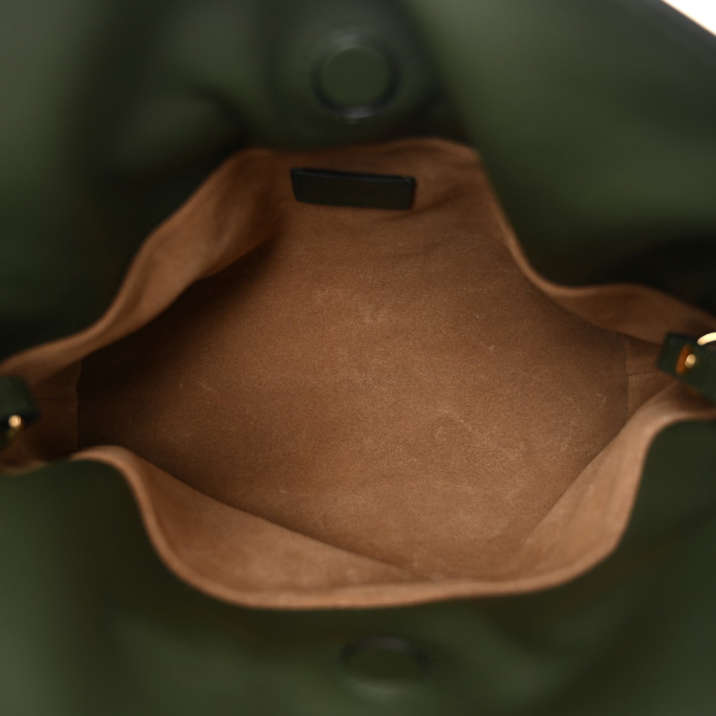 Calfskin Mini Flamenco Knot Bag Avocado