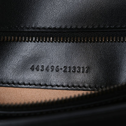 Gucci Calfskin Matelasse Medium GG Marmont Shoulder Bag Black 7 of 10