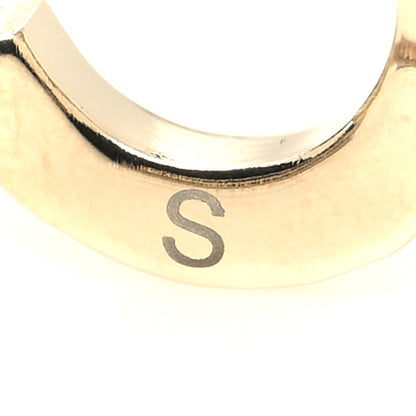 Chanel Crystal Pearl Coco Heart Chain Cuff Bracelet S Pink 5 of 5