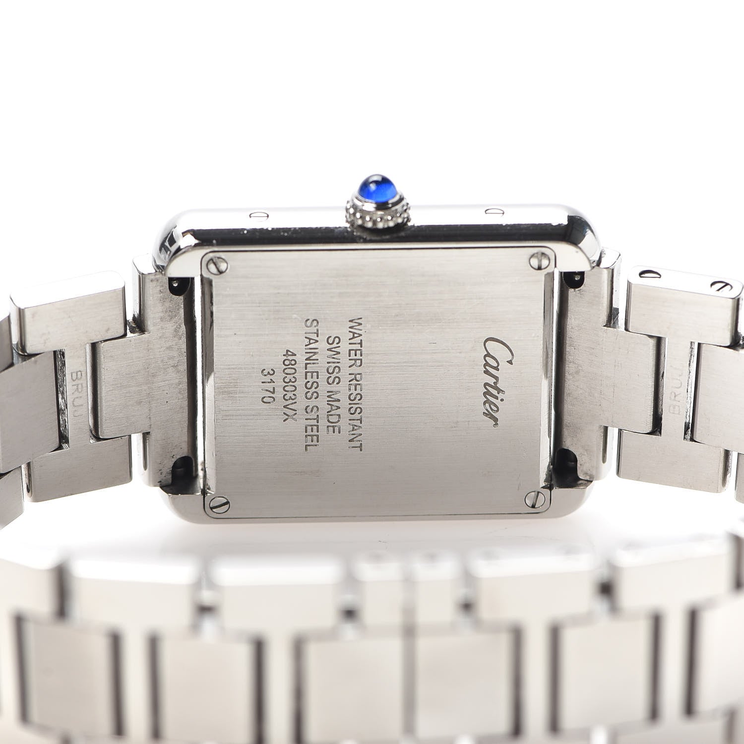 Cartier Stainless Steel 24mm Tank Solo Quartz Watch 6 of 7