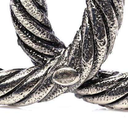 Chanel Ruthenium Twisted CC Brooch 3 of 4