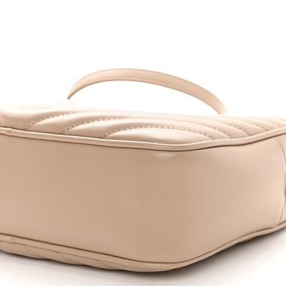 Saint Laurent Calfskin Matelasse Monogram Lou Camera Bag Dark Beige 9 of 9