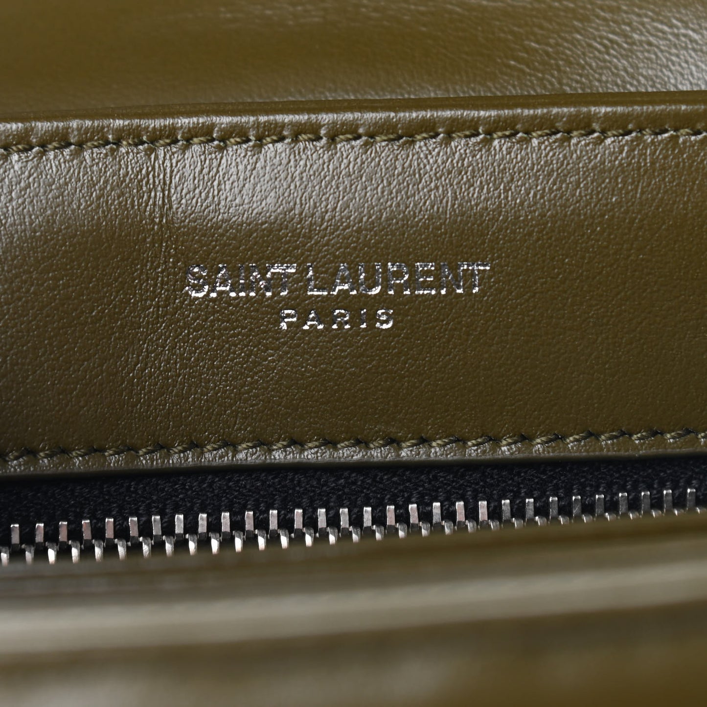 Calfskin Y Quilted Monogram Toy Loulou Crossbody Bag Military Olive
