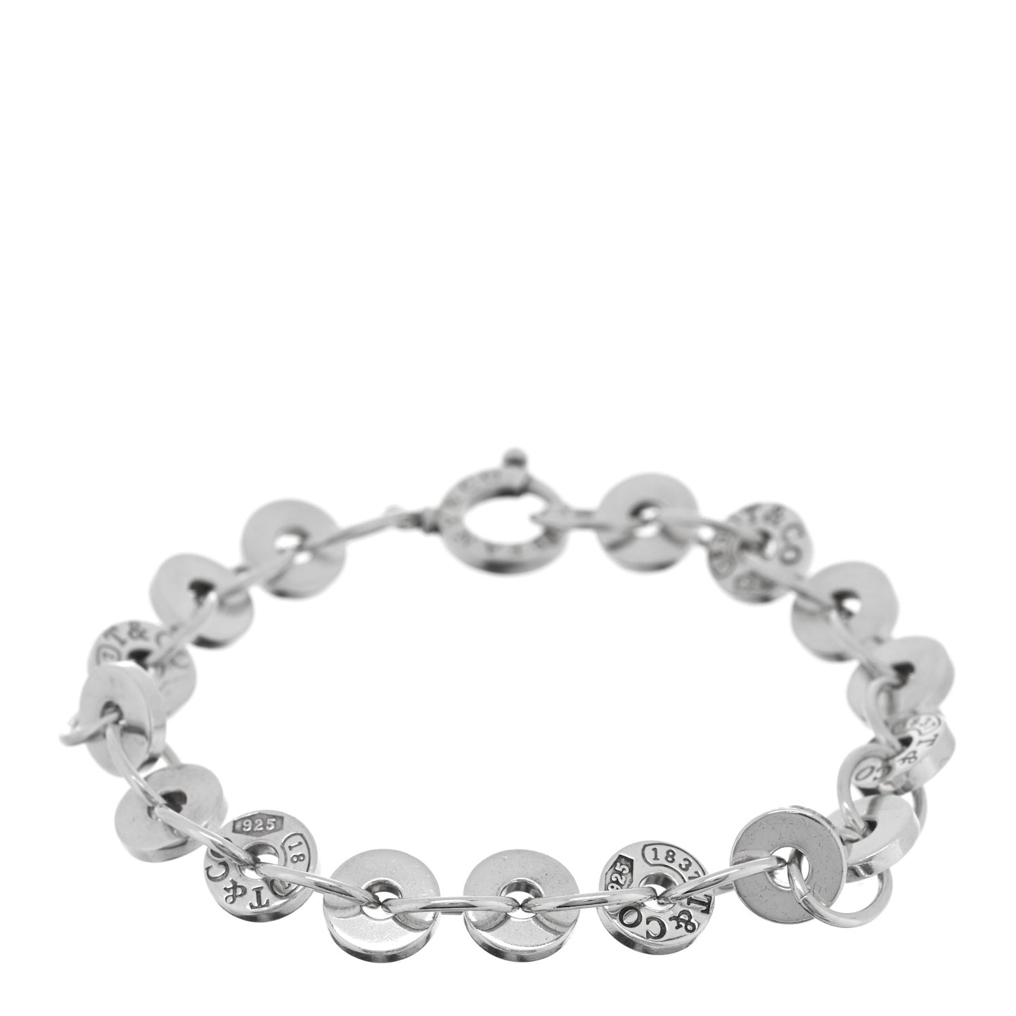 Sterling Silver 1837 Circle Bracelet