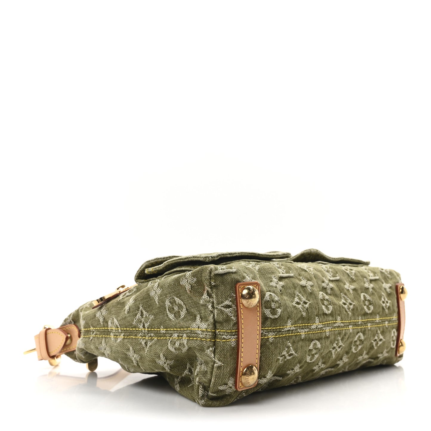 Monogram Denim Baggy PM Lichen