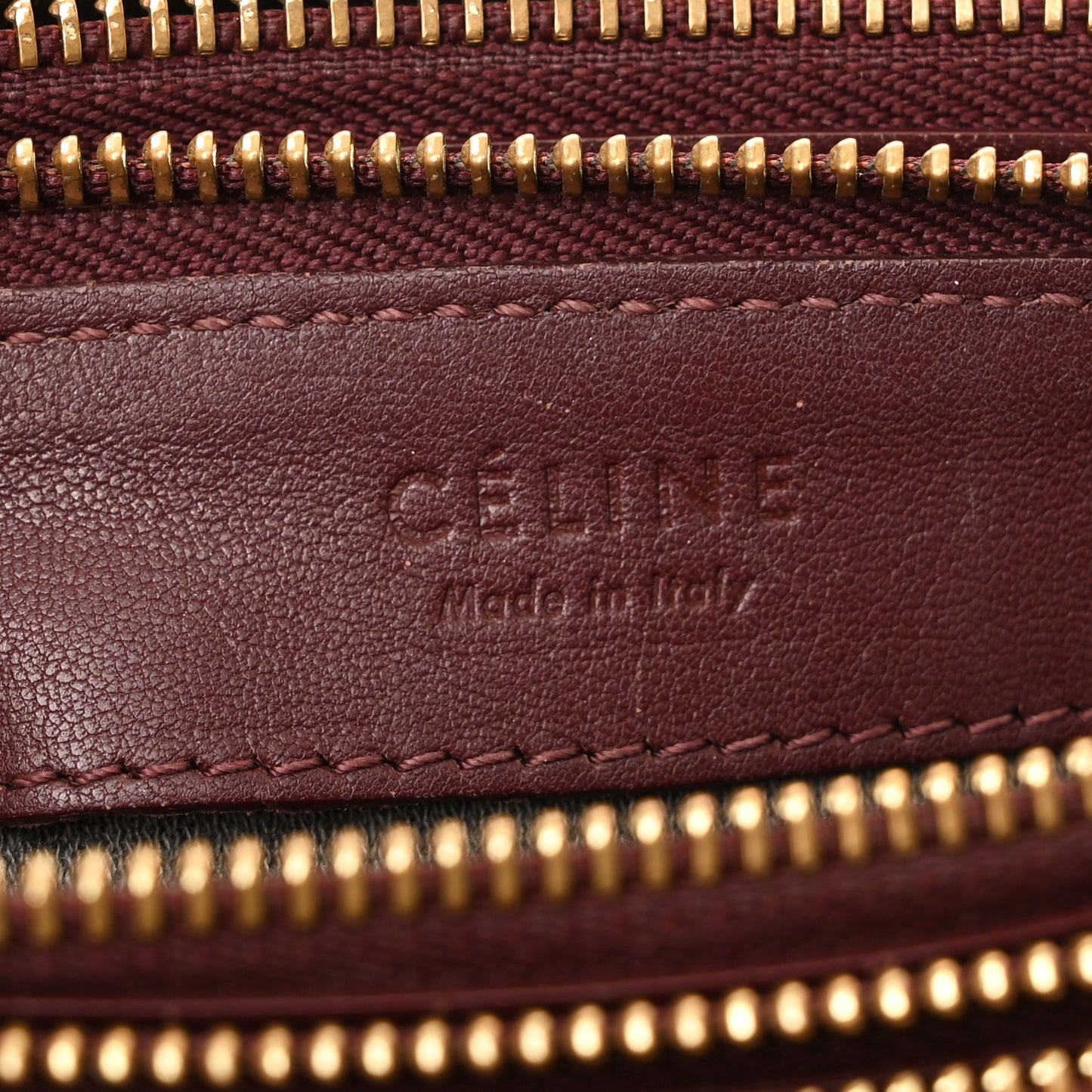 Lambskin Large Trio Crossbody Bag Burgundy