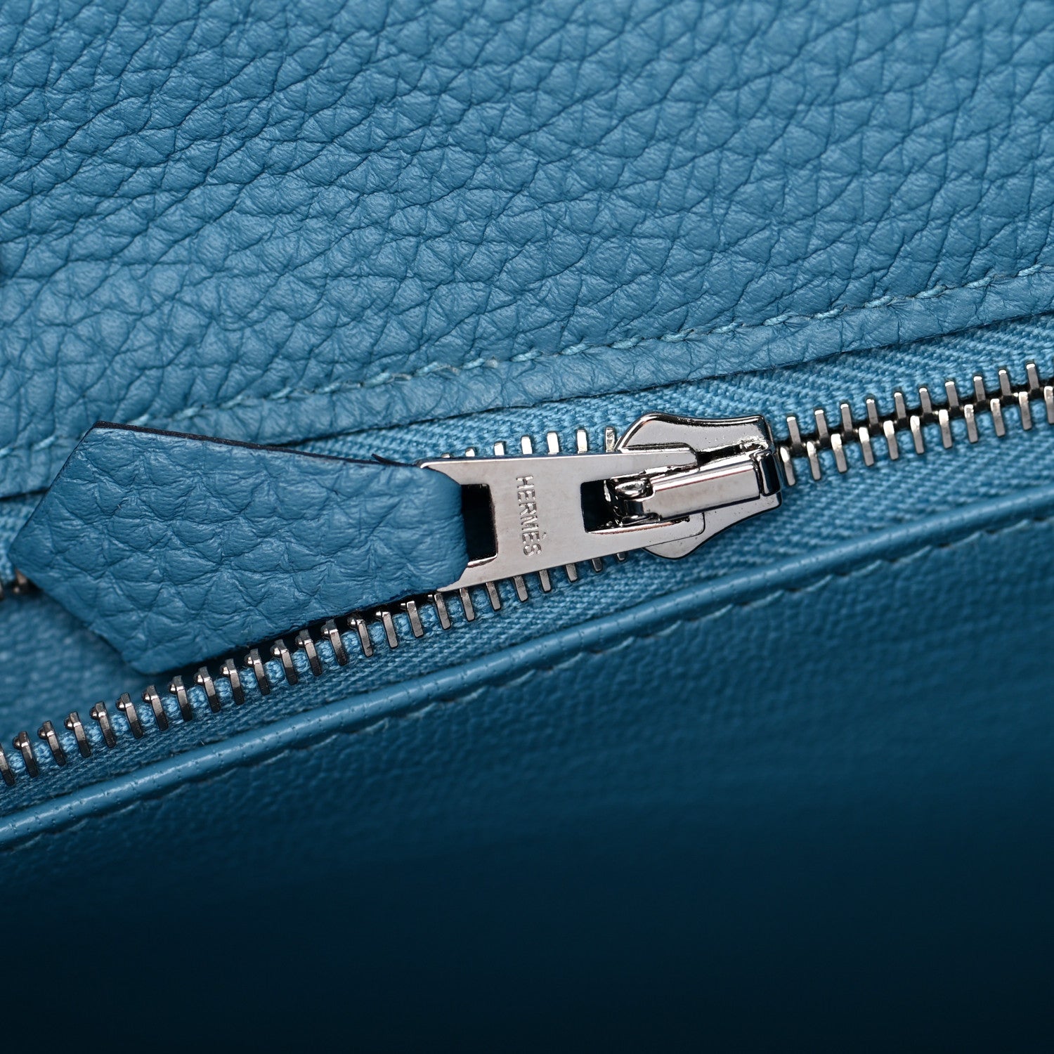 Hermes Togo Kelly Retourne 25 Azur 17 of 36