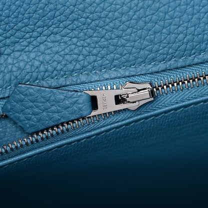 Hermes Togo Kelly Retourne 25 Azur 17 of 36