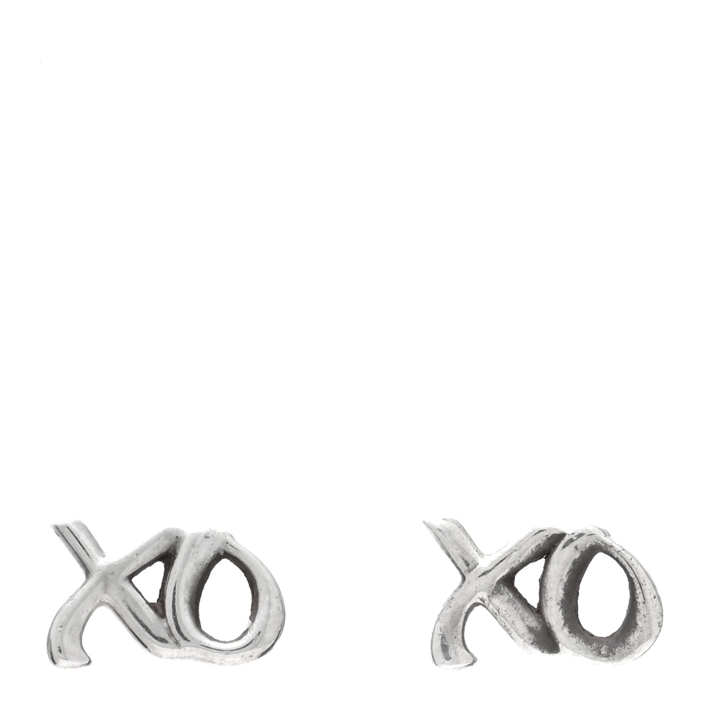 Sterling Silver Paloma's Graffiti Love and Kisses Earrings