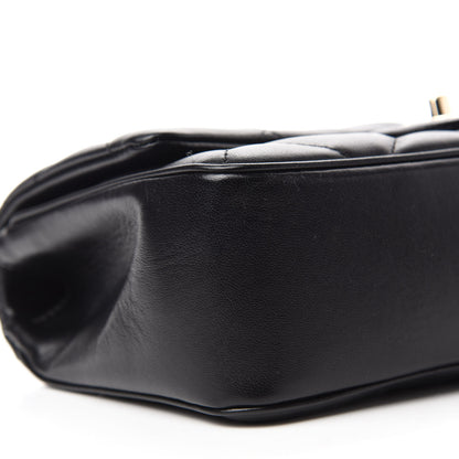Chanel Lambskin Quilted Easy Carry Flap Black 6 of 11