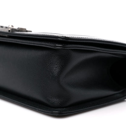 Chanel Caviar Quilted Medium Boy Flap Black 9 of 10
