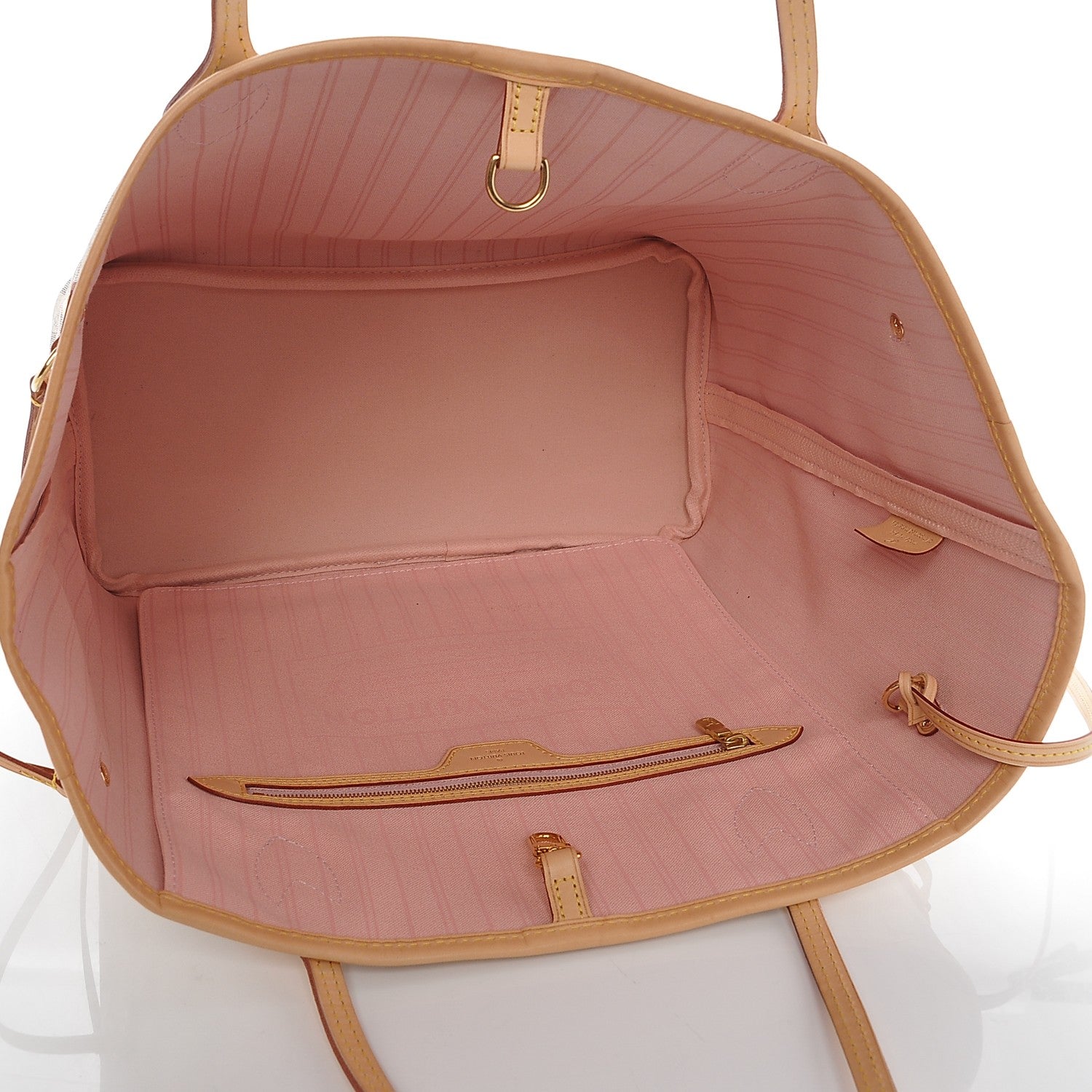 Louis Vuitton Damier Azur Neo Neverfull MM Rose Ballerine 6 of 8