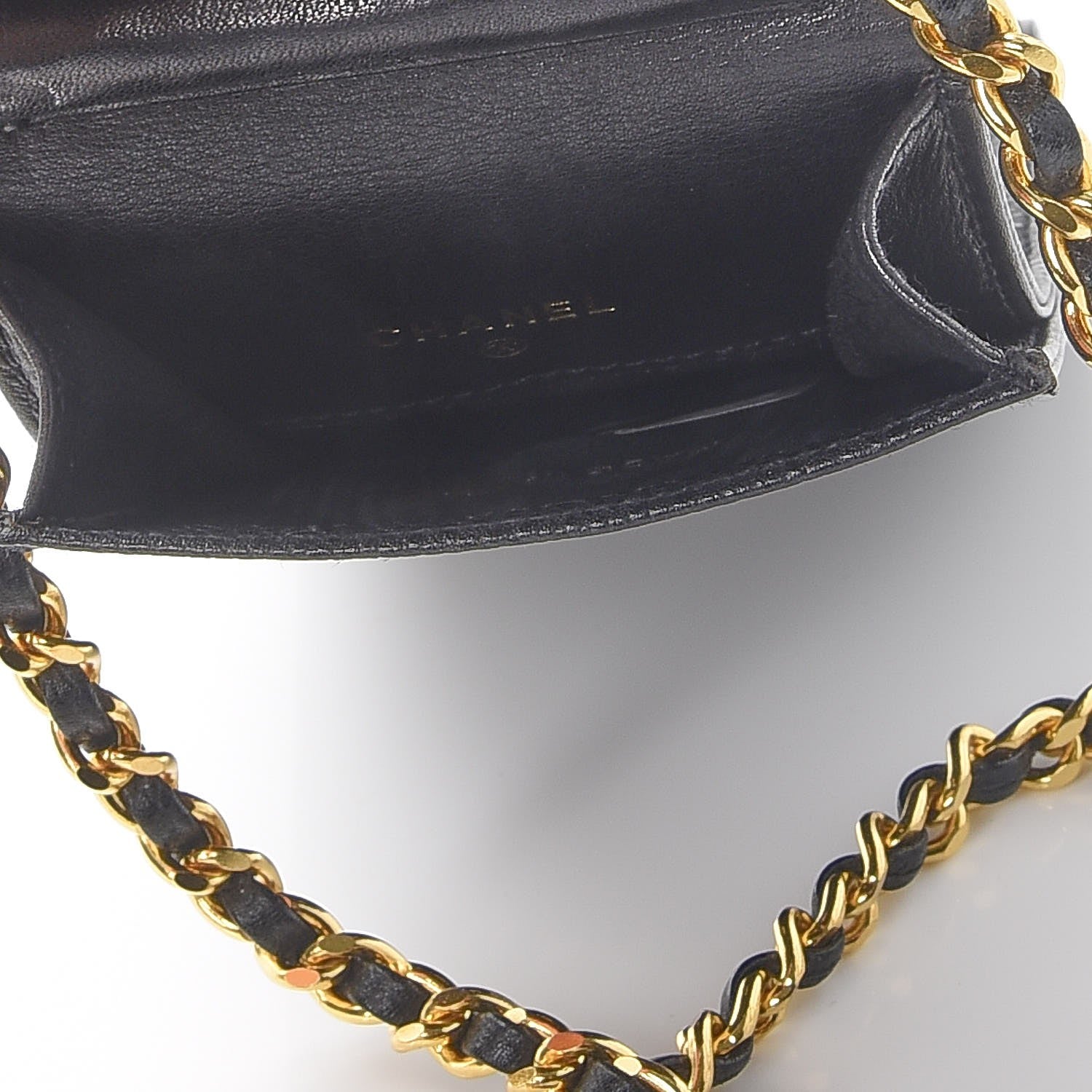 Chanel Caviar CC Phone Holder Crossbody Black 6 of 9