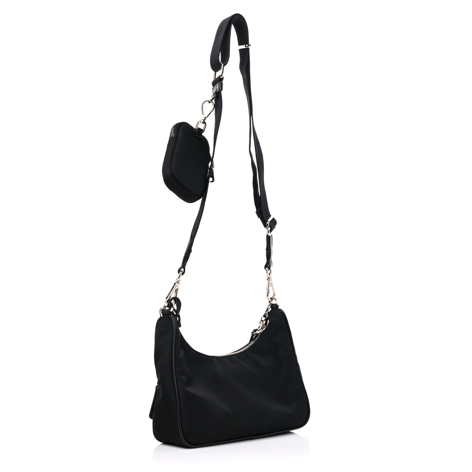 Prada Nylon Re-Edition 2005 Shoulder Bag Black 3 of 10