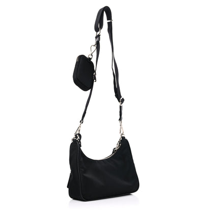 Prada Nylon Re-Edition 2005 Shoulder Bag Black 3 of 10