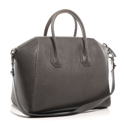Givenchy Pebbled Calfskin Medium Antigona Grey 3 of 13