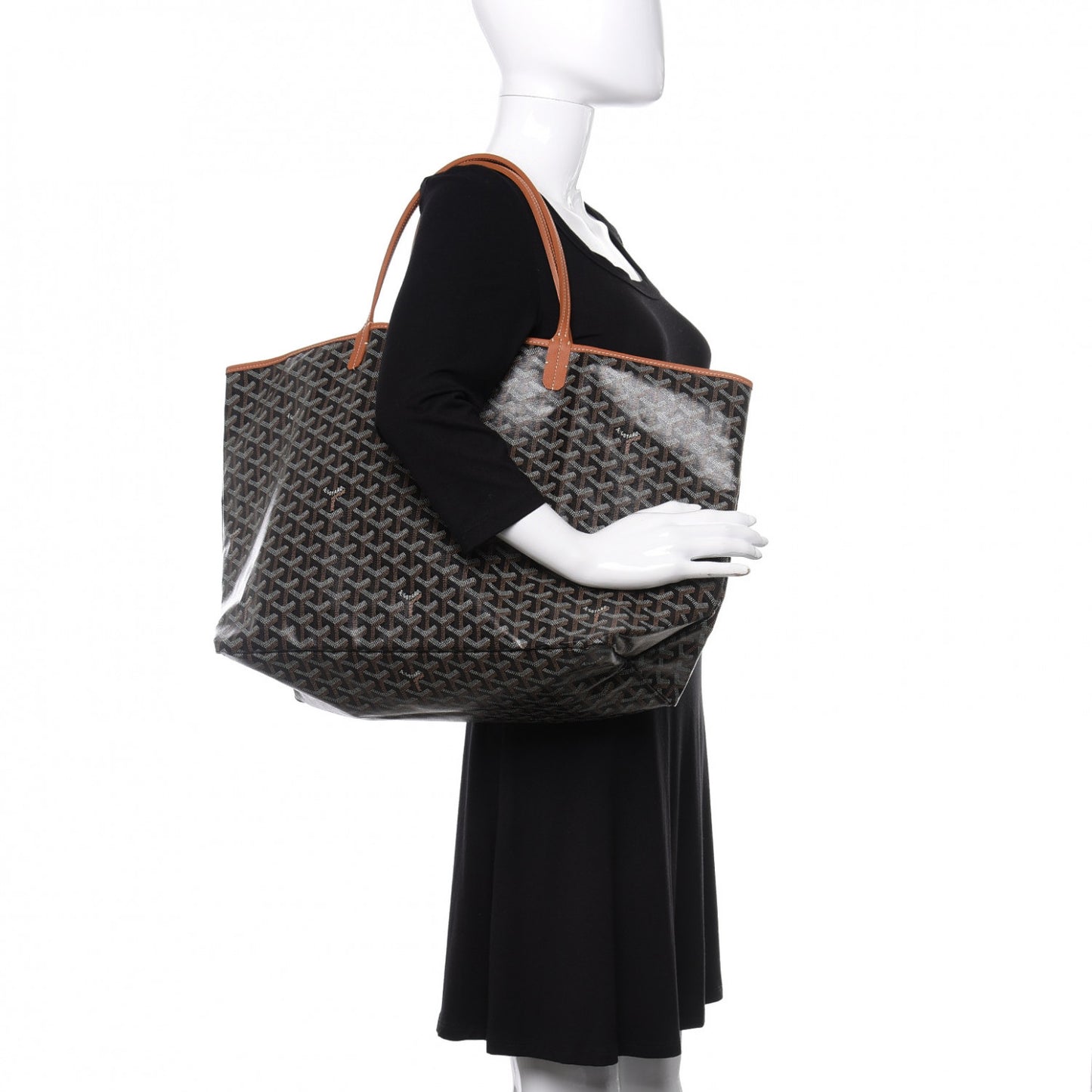 Goyardine Saint Louis GM Black Gold