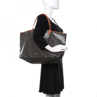 Goyard Goyardine Saint Louis GM Black Gold 2 of 8