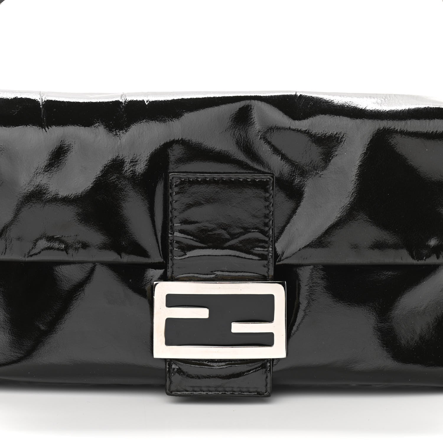 Fendi Patent Baguette Black 8 of 10