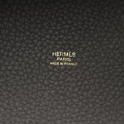 Hermes Taurillon Clemence Picotin Lock 22 MM Etain 6 of 12
