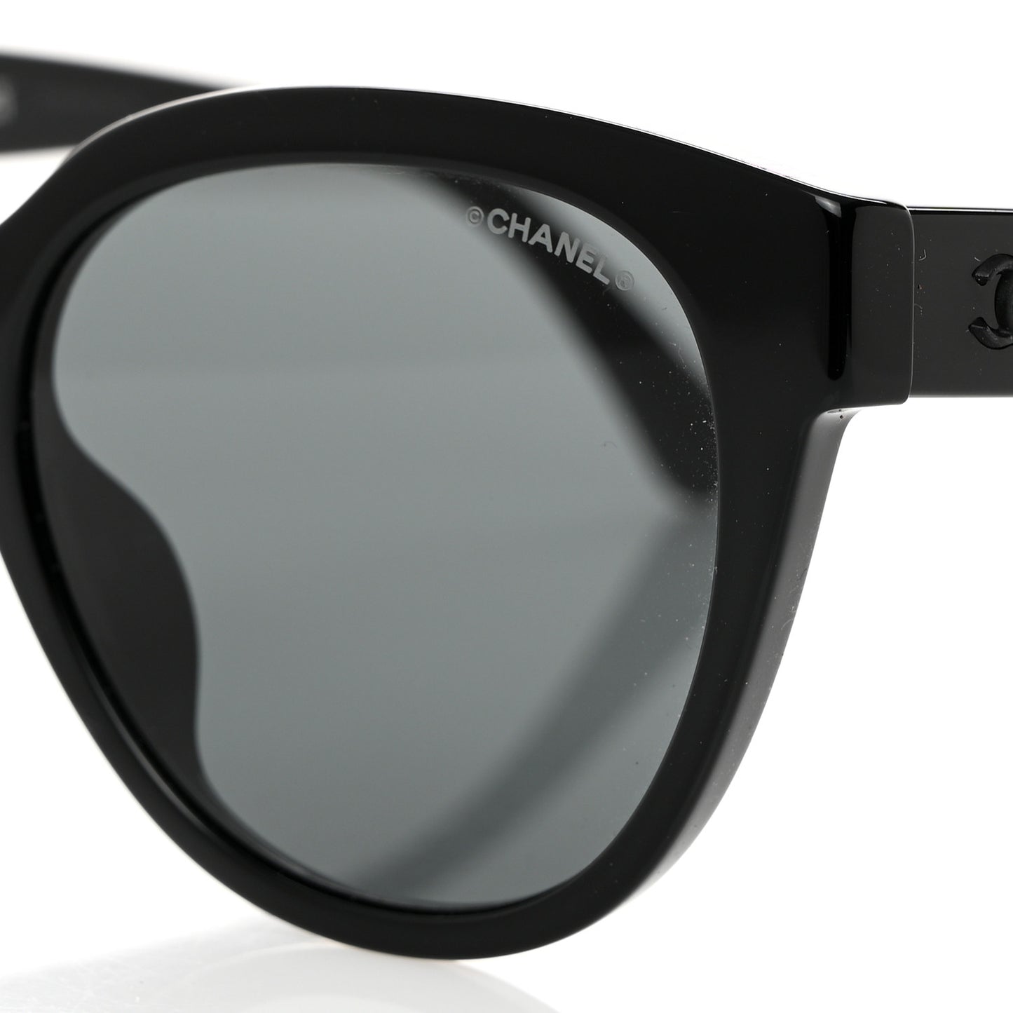 Acetate CC Butterfly Sunglasses 5414-A Black