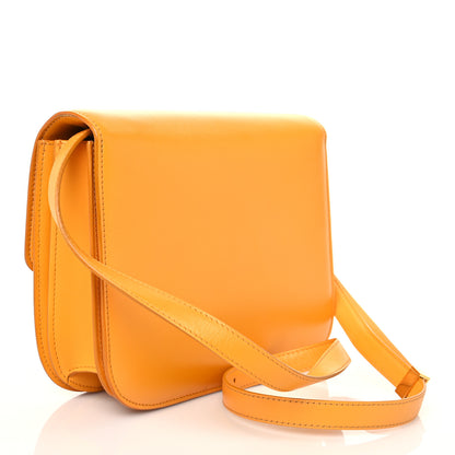Celine Box Calfskin Medium Classic Box Flap Bag Orange 2 of 10