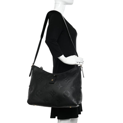 Louis Vuitton Empreinte Monogram Giant CarryAll MM Black 2 of 10