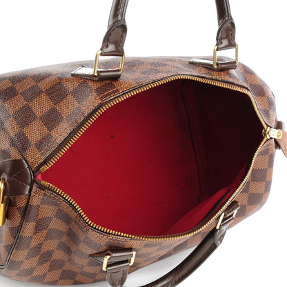 Louis Vuitton Damier Ebene Speedy 30 6 of 9