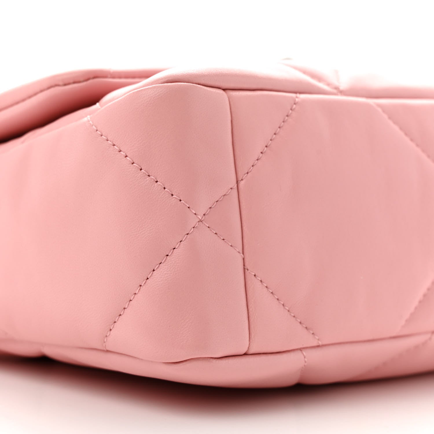 Chanel Lambskin Quilted Medium Chanel 19 Flap Light Pink 9 of 13