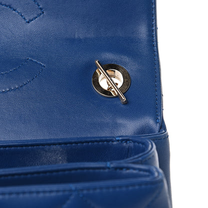 Chanel Lambskin Quilted Small Trendy CC Dual Handle Flap Bag Blue 15 of 17