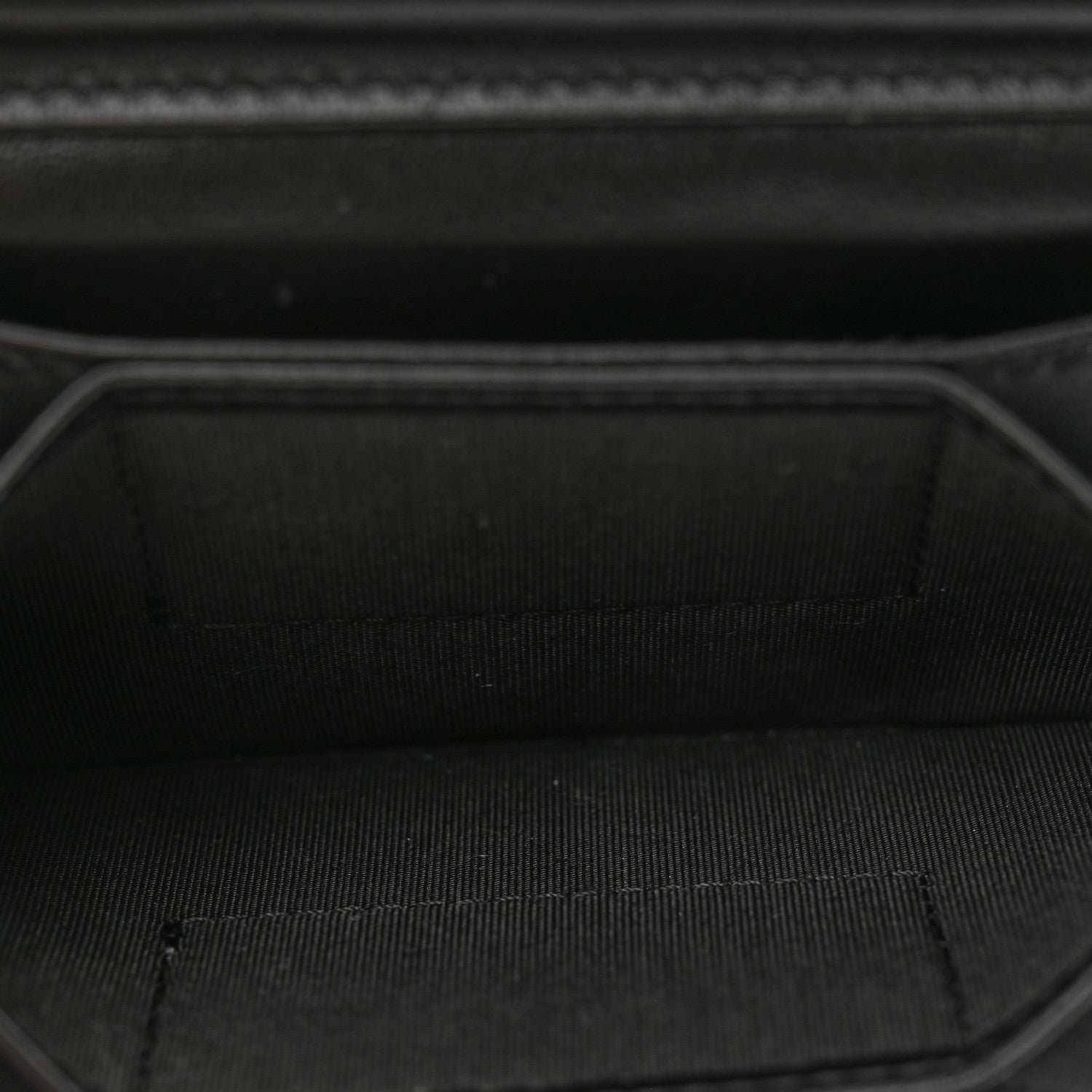 Chanel Lambskin Quilted My Chanel Lady Card Holder On Chain Black 5 of 12