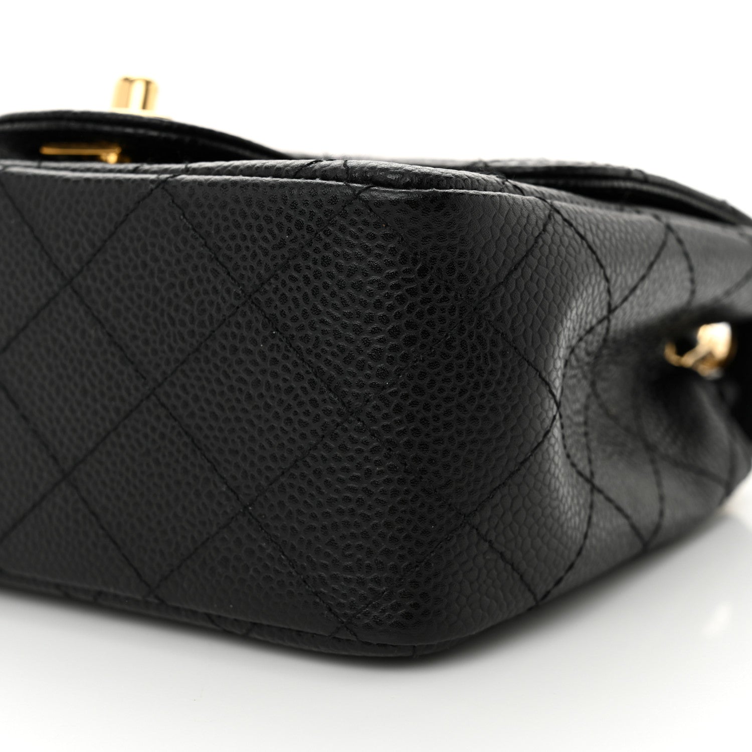 Chanel Caviar Quilted Mini Square Flap Black 10 of 11