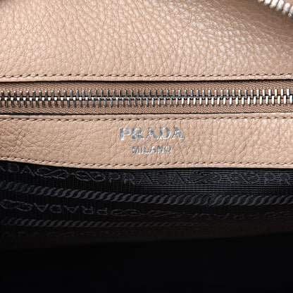 Prada Vitello Phenix Zip Shopping Tote Cammeo 5 of 10