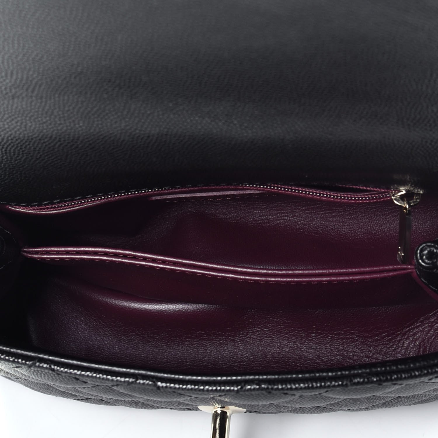 Chanel Caviar Quilted Mini Coco Handle Flap Black 6 of 10