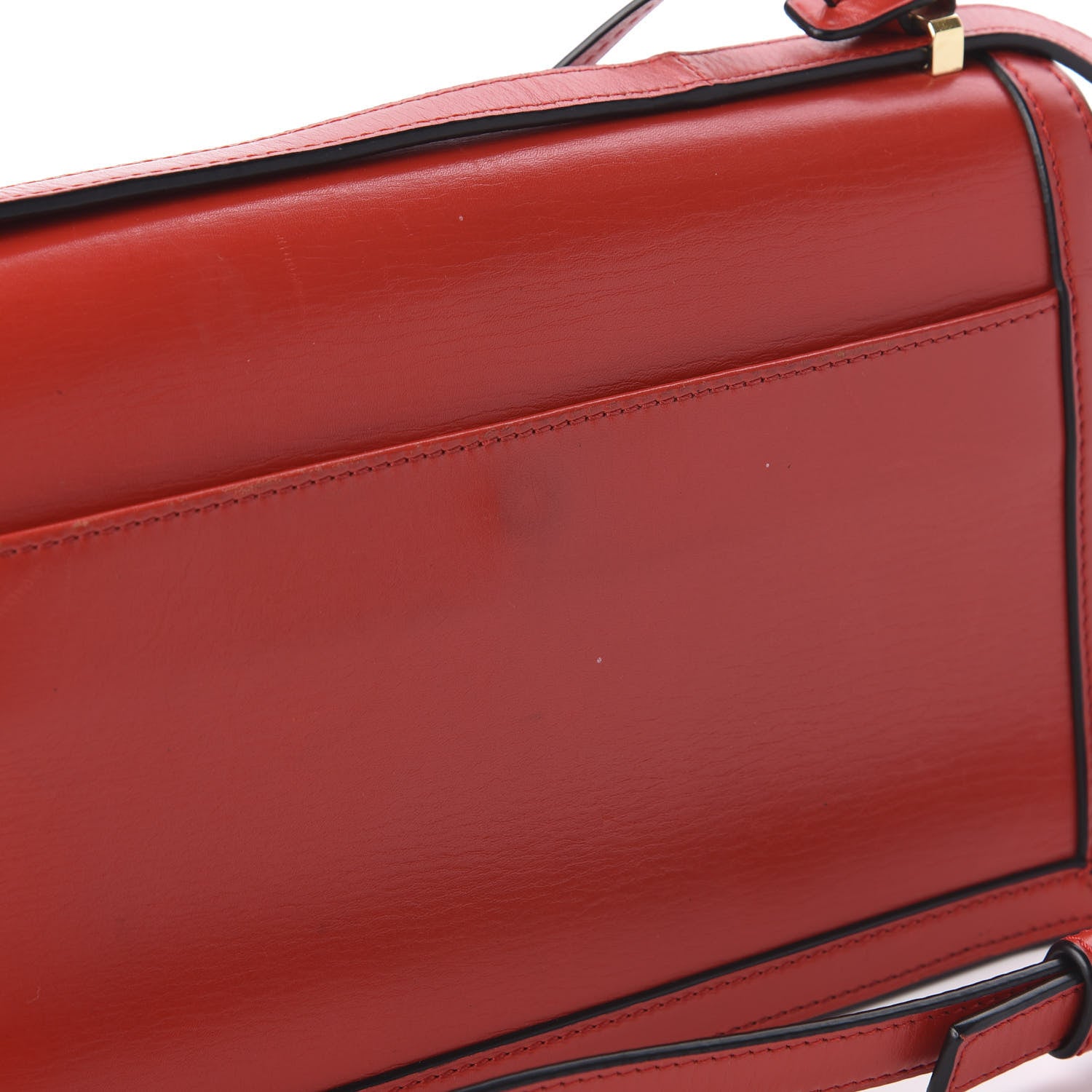 Loewe Calfskin Medium Barcelona Shoulder Bag Red 10 of 10
