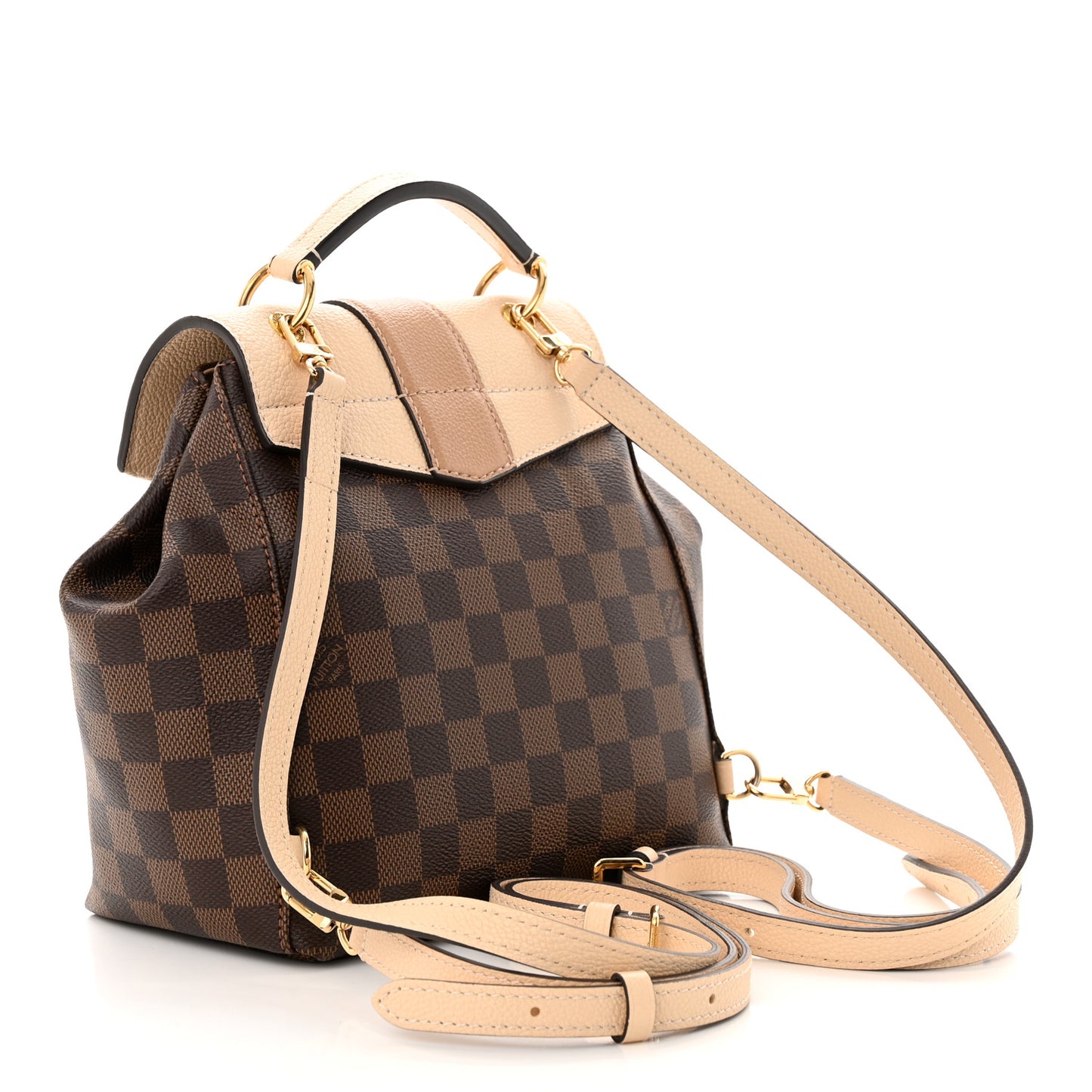 Damier Ebene Clapton Backpack Creme
