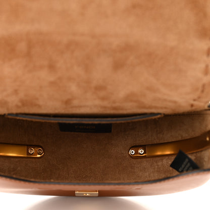 Fendi Vitello King Plexiglass Moonlight Shoulder Bag Cuoio 5 of 11