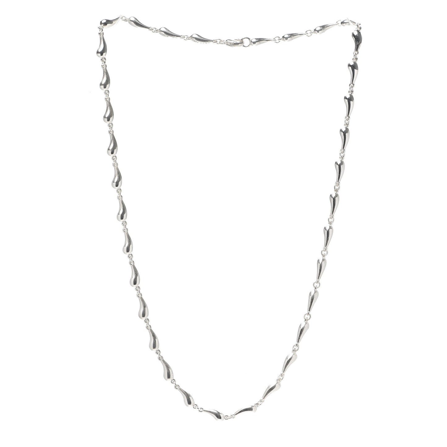 Sterling Silver Elsa Peretti Teardrop Pendant Necklace