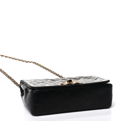 Chanel Lambskin Quilted Flap Bag Black 3 of 6