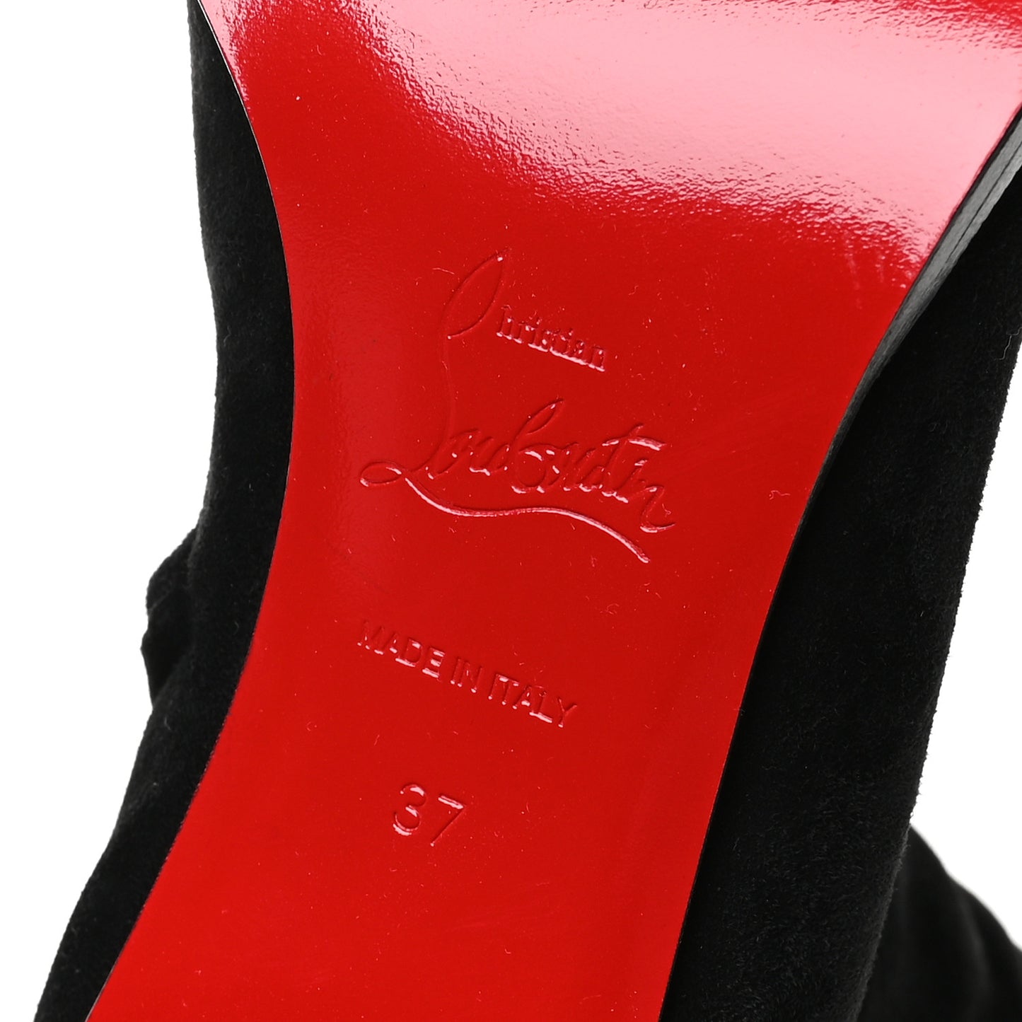 Veau Velours Stretchadoxa Botta Alta 70mm Boots 37 Black