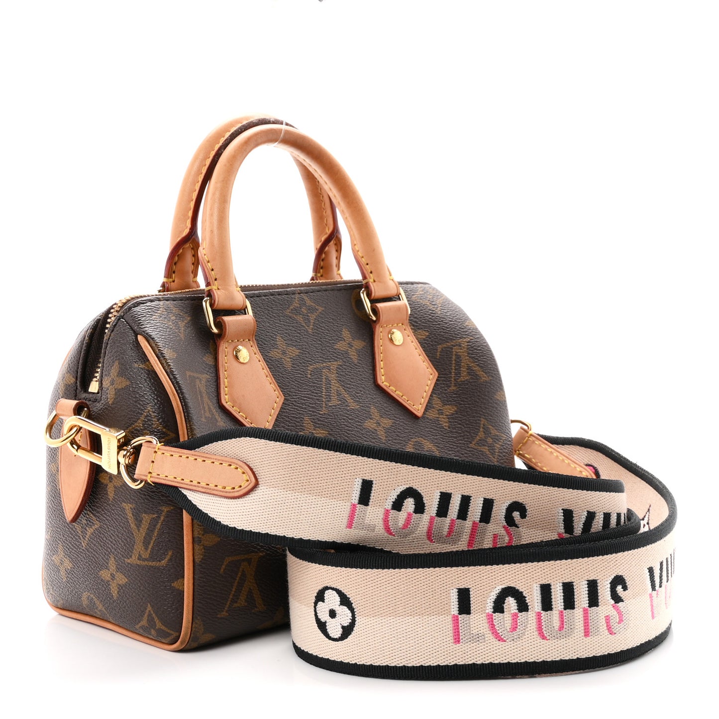 Monogram Speedy Bandouliere 20 Black