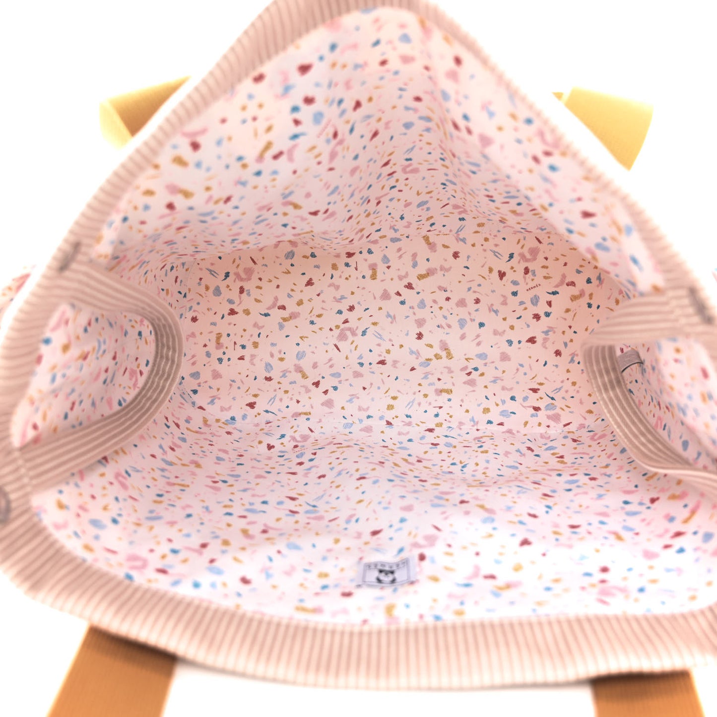 Cotton Canvas Passe-Passe Nappy Tote Bag