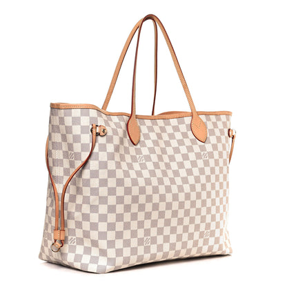 Louis Vuitton Damier Azur Neo Neverfull GM Rose Ballerine 3 of 15