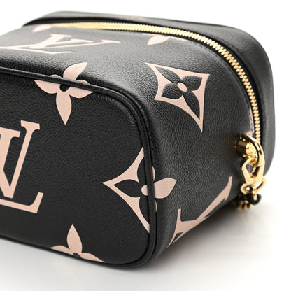 Louis Vuitton Empreinte Monogram Giant Vanity PM Black Beige 9 of 10