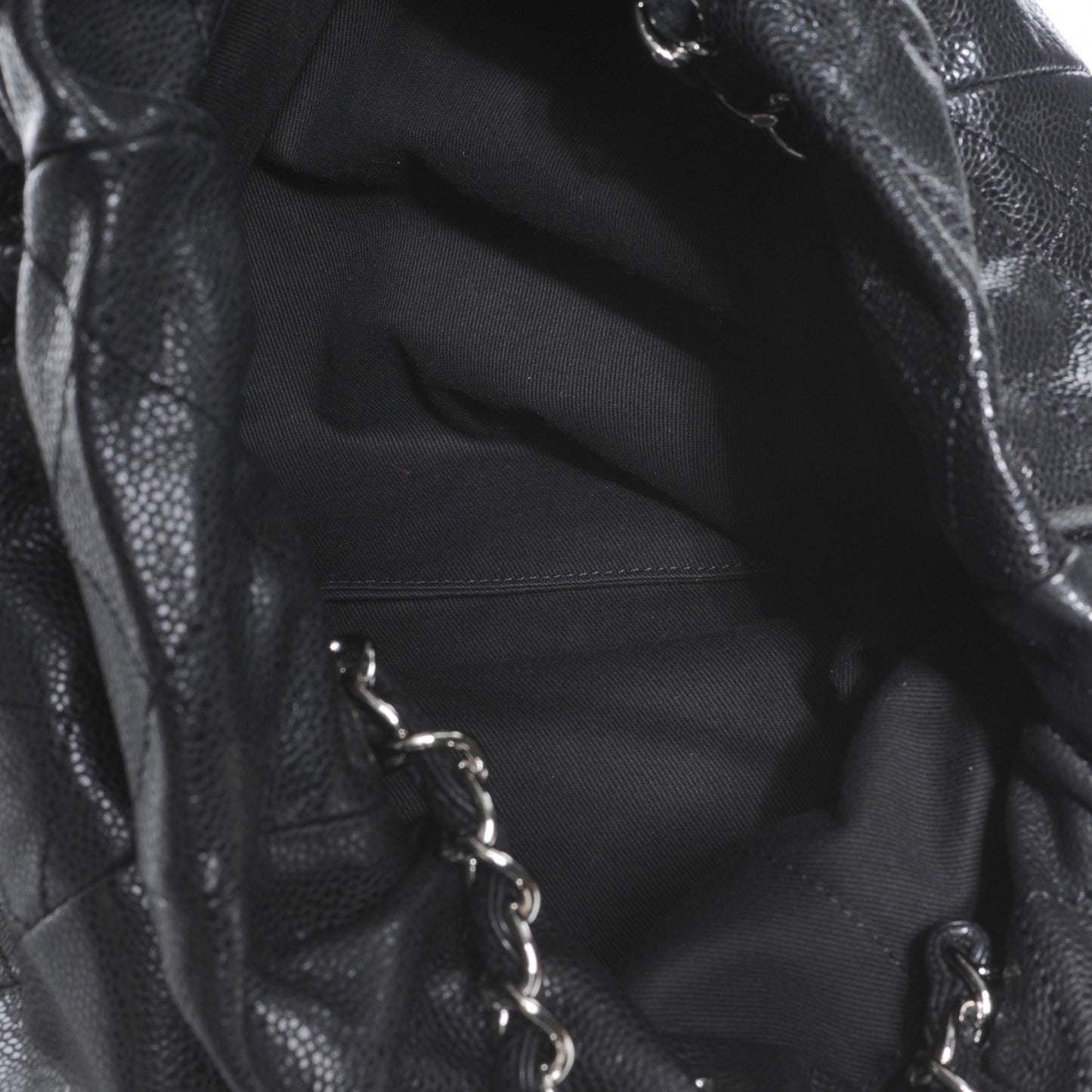 Caviar 31 Drawstring Tote Black