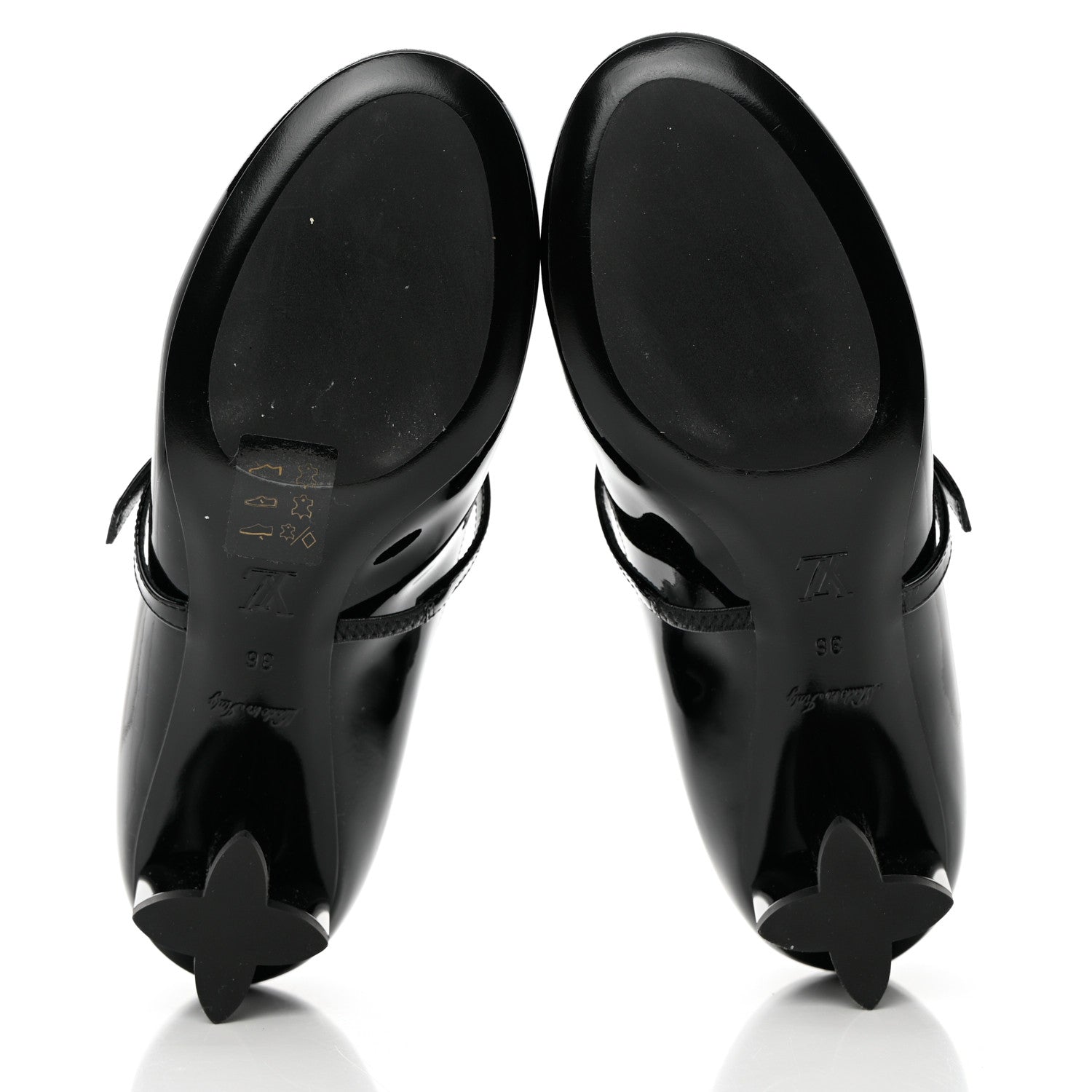 Louis Vuitton Patent Uniformes Silhouette 40mm Pumps 36 Black 5 of 9