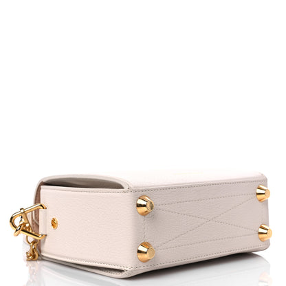 Alexander McQueen Silky Amish Grain Calfskin Box Shoulder Bag 19 Off White 4 of 14